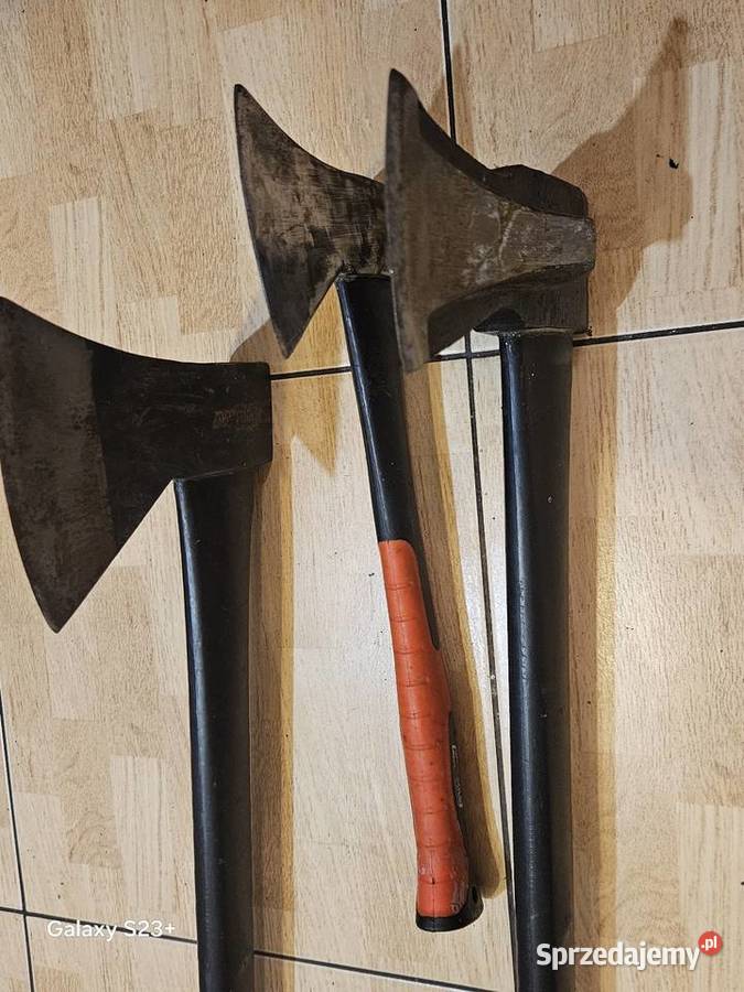 Zestaw 3 siekier sprzedam