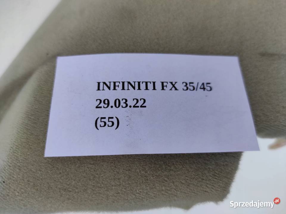 OSŁONA POSZYCIE SŁUPKA LEWY TYŁ INFINITI FX35 osobowe Nowy Tomyśl
