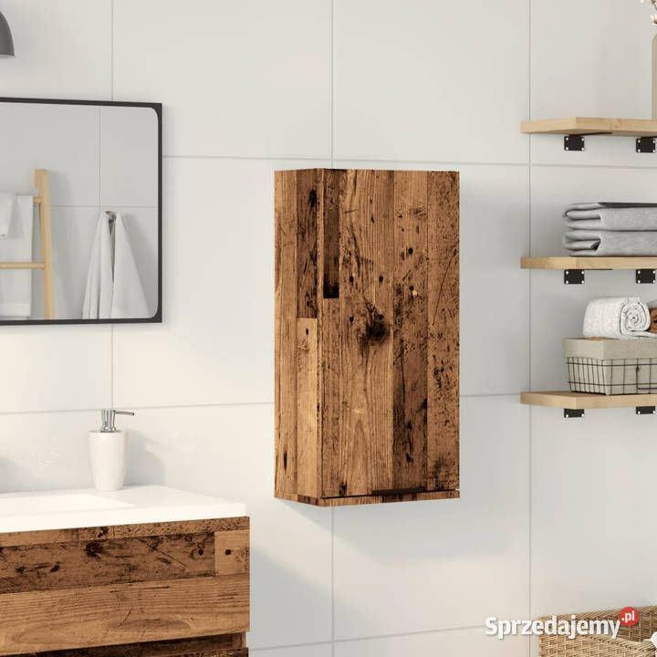 Wisząca szafka łazienkowa dąb artisan 32x20x67 Warszawa