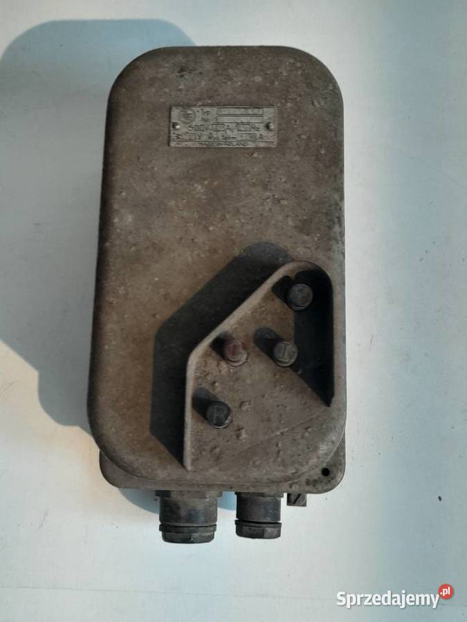 Stary zabytkowy wyłącznik siłowy industrial loft Dąbrowa Górnicza