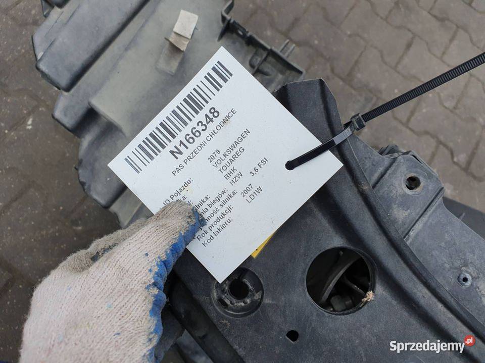 PAS PRZEDNI CHŁODNICE VOLKSWAGEN TOUAREG Lipno