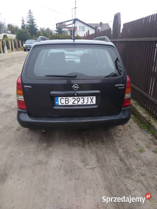 Opel Astra G 17 DTI Isuzu2002 Rok produkcji 2002 Bydgoszcz sprzedam