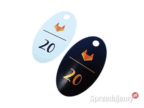 Breloczek metalowy do kluczy numerek do szatni Pozostałe Chynów