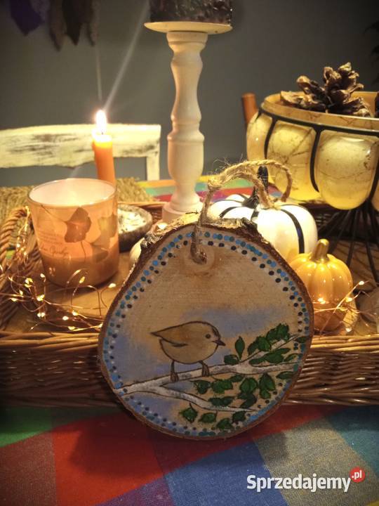 Obrazki na plastrach brzozowych Plewiska