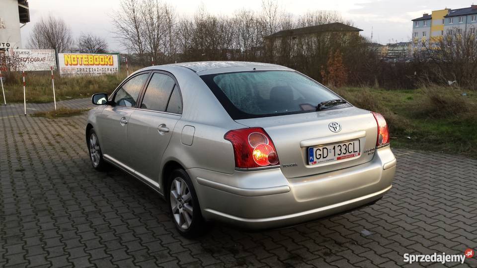 Toyota Avensis II 2007 Liftback 20 D4D Sol poduszka powietrzna Gdańsk