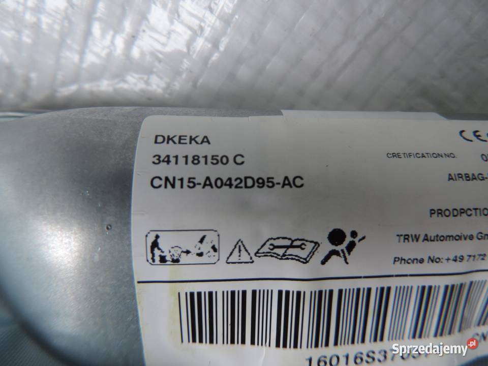 FORD ECOSPORT 2 MK2 II KURTYNA PODUSZKA AIRBAG kujawsko-pomorskie