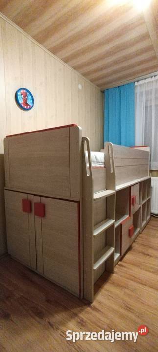 Komplet mebli Gumiłóżko z biurkiem szafa komoda sprzedam