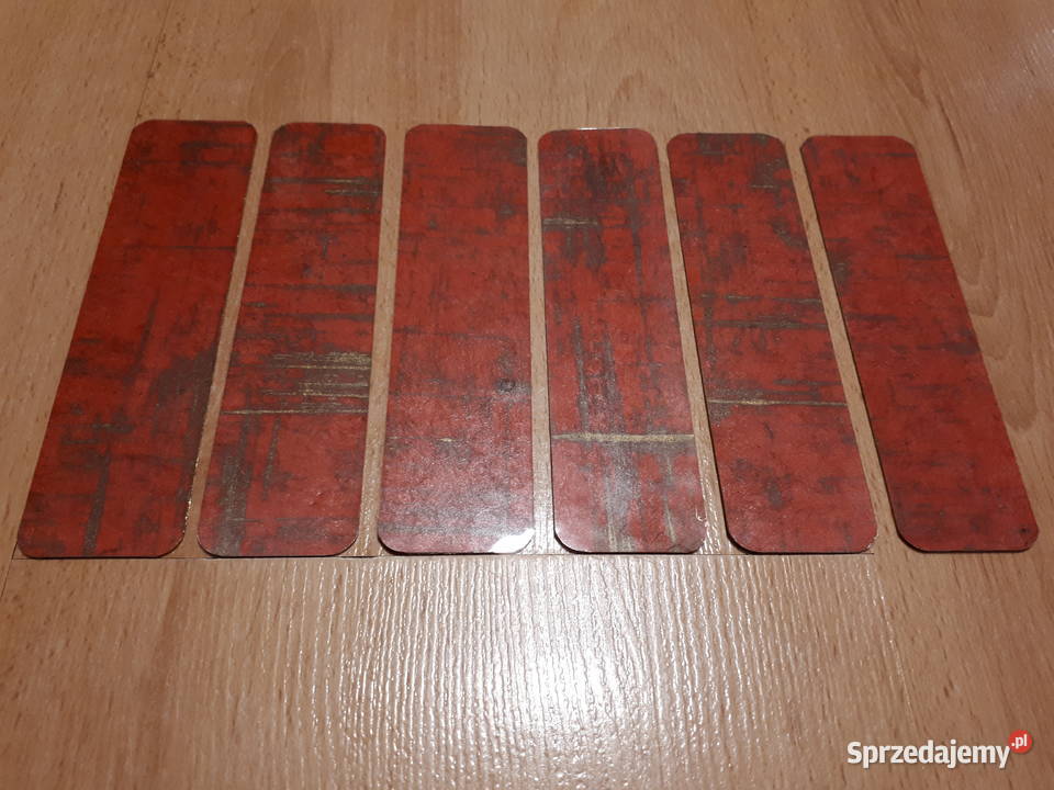 Zakładki do książek czerwone NA SZTUKI Rybnik