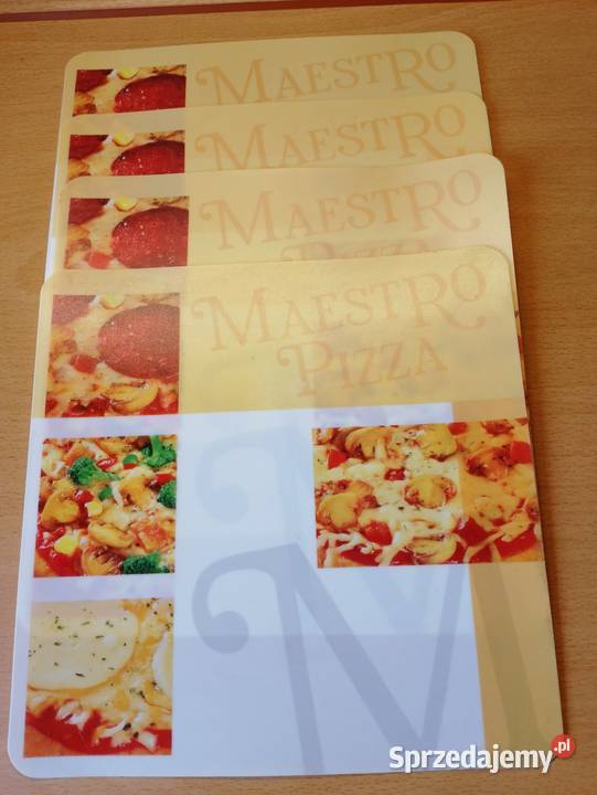 Komplet 4 podkładek stołowych Maestro Pizza pod Oborniki