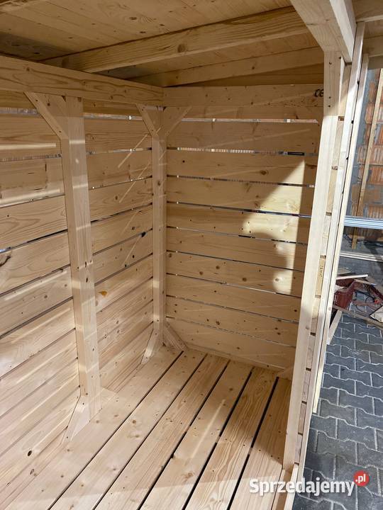 Drewutnia składzik na drewno 266x100x210 mazowieckie Warszawa sprzedam