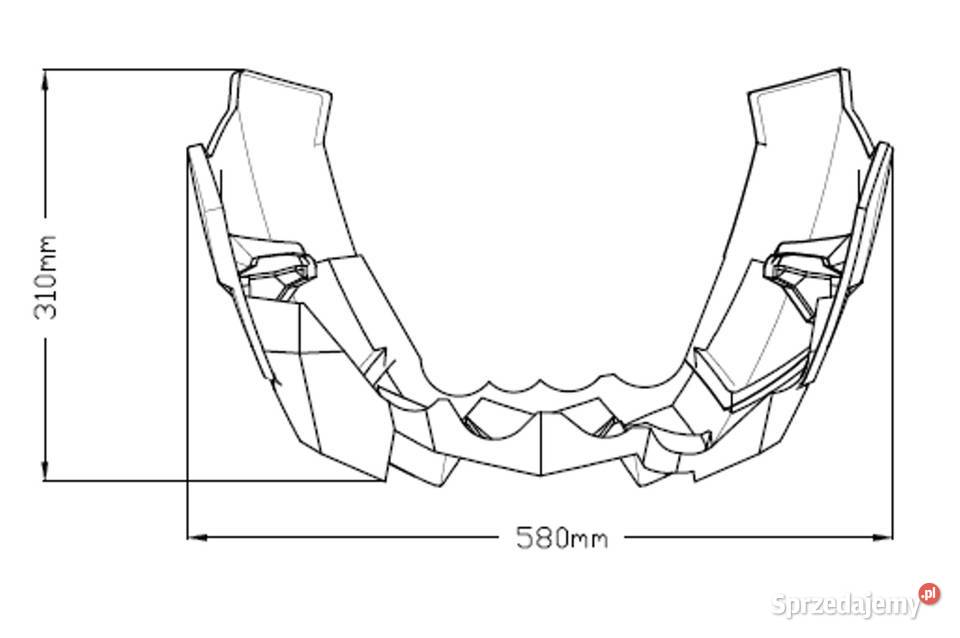 Honda CB1000R pług spoiler silnika osłona Żyrardów