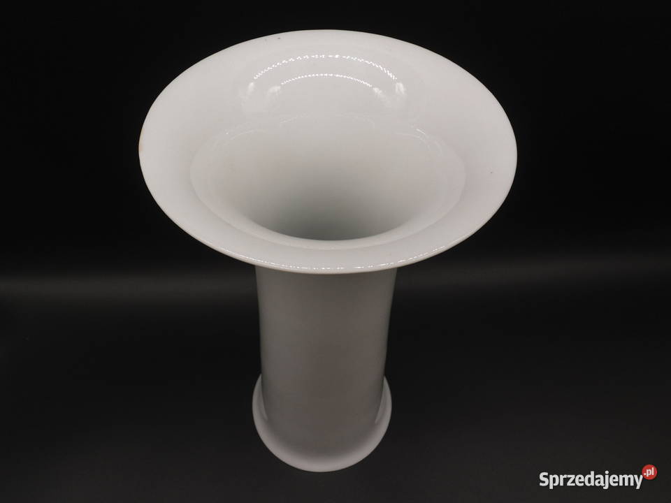 Elegancki Wazon Hutschenreuther Biała Porcelana Raszków