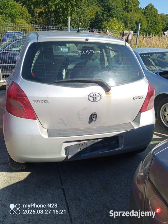 Toyota Yaris wszystkie części zachodniopomorskie Gryfice sprzedam