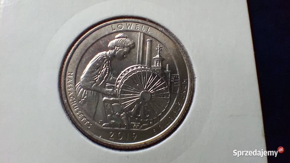 Stare monety 14 dolar 2019 D Lowell USA Lesko