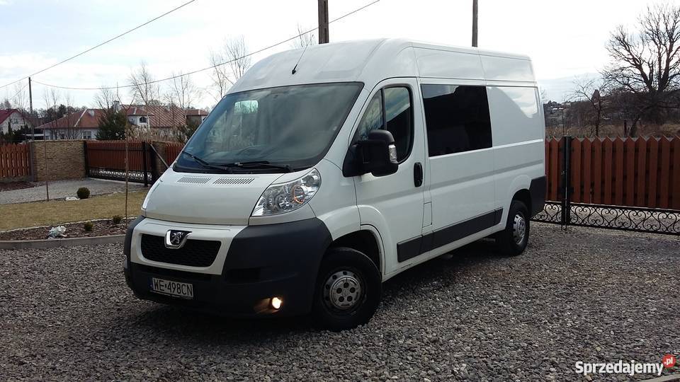 Peugeot Boxer 23HDI 130 6 osobowy Polski Salon F komputer pokładowy Motoryzacja