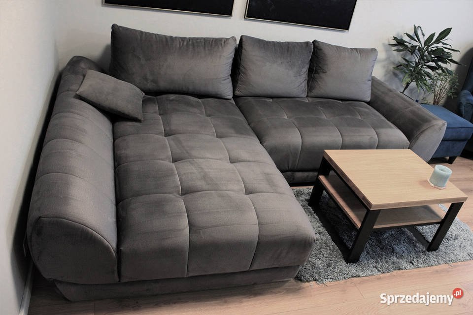 Narożnik duża sofa rozkładana Sofy i kanapy dolnośląskie Kąty Wrocławskie sprzedam