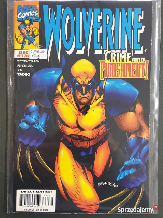 Wolverine 11 oryginalnych komiksów Marvel USA Superbohaterowie sprzedam