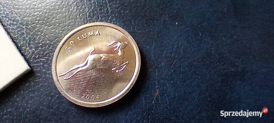 Stare monety 50 luma 2004 Antylopa Górski podkarpackie Lesko