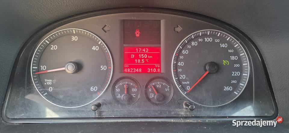 VW TOURAN 1900 TDI5OSOBOWYKLIMA radio Głogów