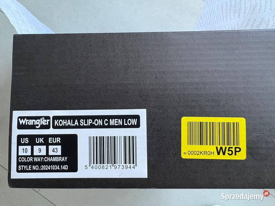 Wrangler Kohala Low Gwarancja Rozmiar 43 Stan Opole