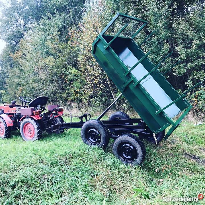 Przyczepa przyczepka kiprowana tandem dwie osi 2 wywrotki Olkusz