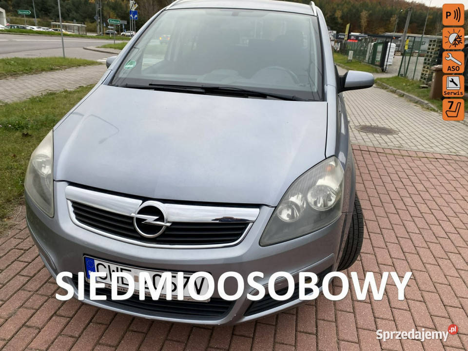 Opel Zafira 16 Benzyna7 miejsc10 serwisowany w ASO Wejherowo