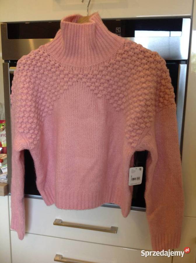 Sweter Golf Damski FREEPEOPLE S Jasny Różowy Rozmiar 36(S) Swetry i golfy Moda i Styl Nowa Sól