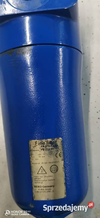 Filtr dokładny firmy BECO Łuków