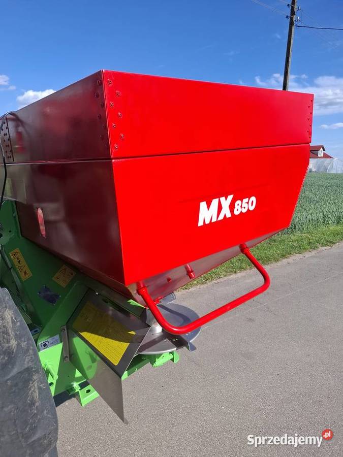 Rozsiewacz nawozu Unia MX 850 nowy nieuszkodzony Dutrów