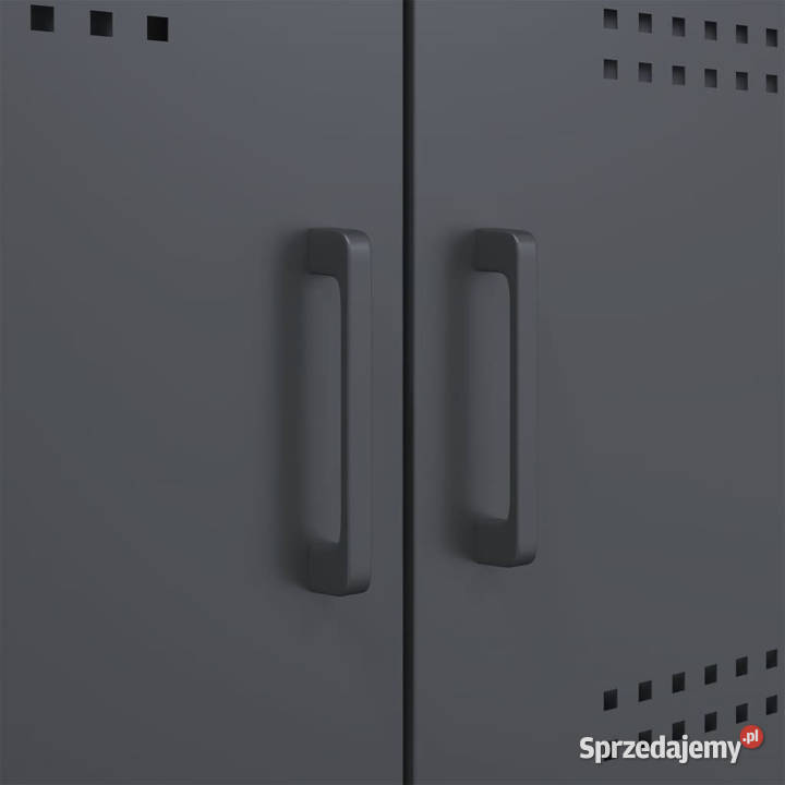 Szafka antracytowa 68x39x113 stal WM842972 Warszawa