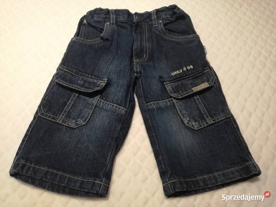 Krótkie spodenki dźinsowe chłopięce Smily 104 sprzedam