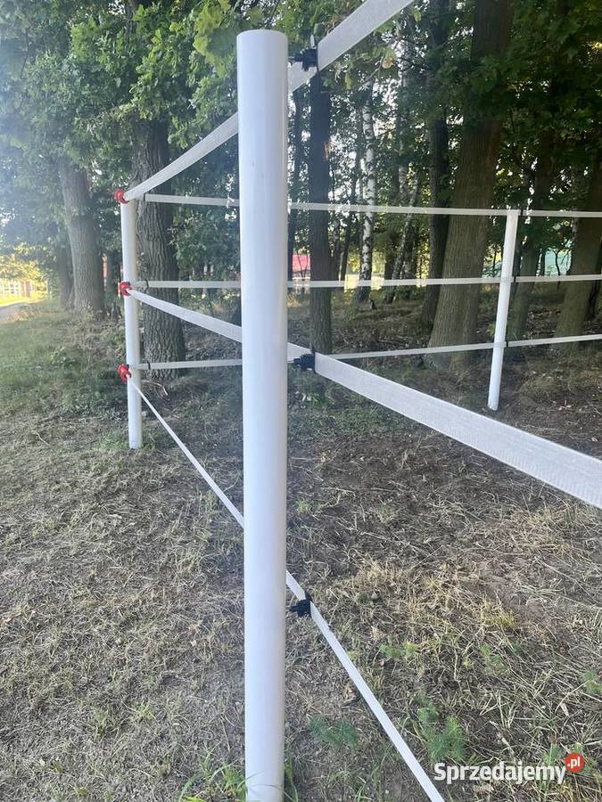 Ogrodzenie koni białe pcv słupki lonżownik kujawsko-pomorskie Inowrocław