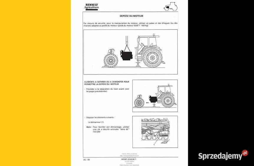 Deutz Fahr katalog części ACTOR napraw motoryzacja, transport wielkopolskie sprzedam