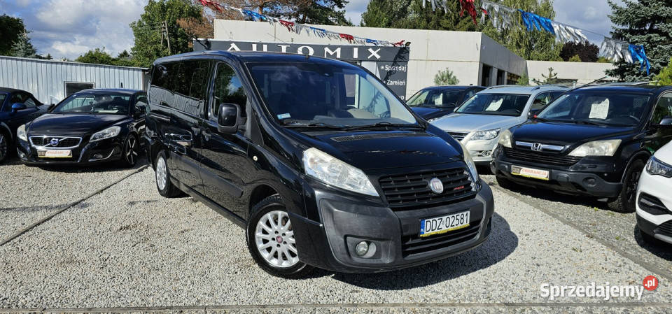 Fiat Scudo LONG 2xDrzwi Nawiewy Panorama 8 Os diesel Świdnica