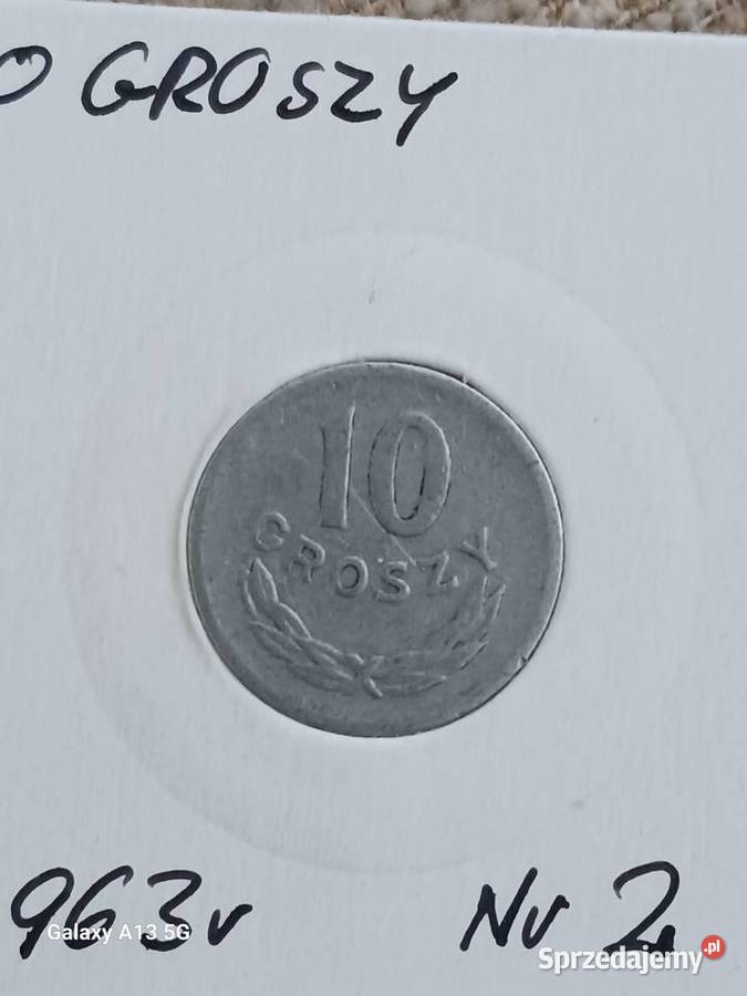 10 Groszy 1963 r 2 rzadkość Konin
