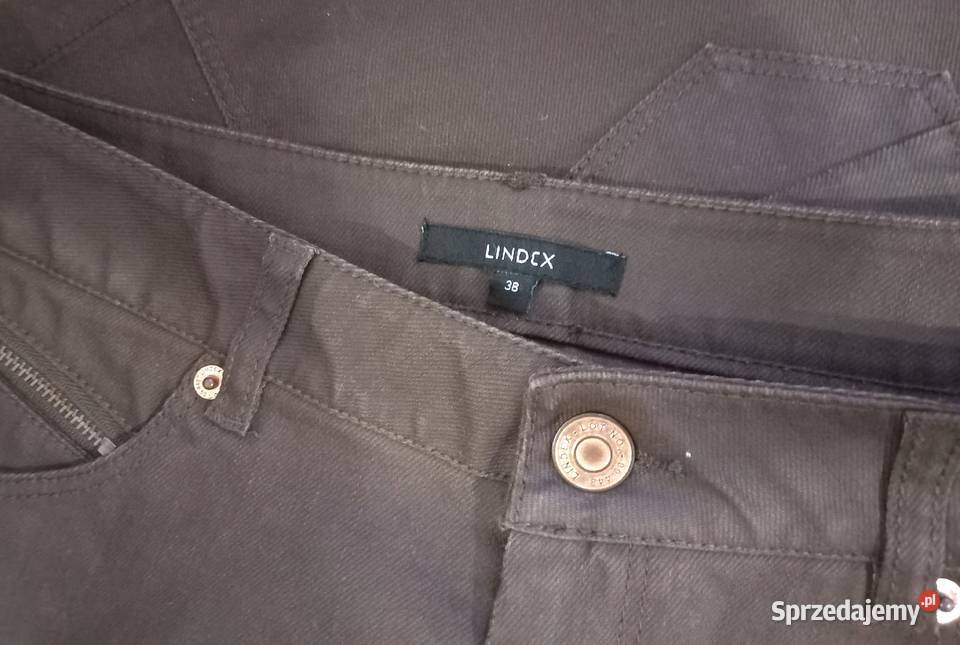 spódnica brązowa Jeans MINI Woskowany r M38 NOWA Rozmiar 38(M)