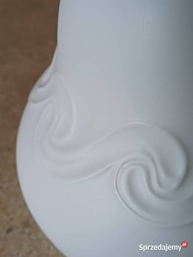 Vintage bialy wazon Nowy Targ