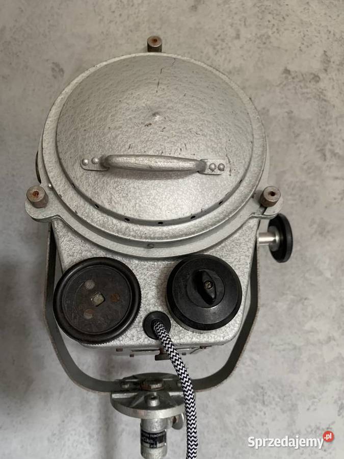 Stara lampa teatralna 1963r PRL Vintage Poznań sprzedam