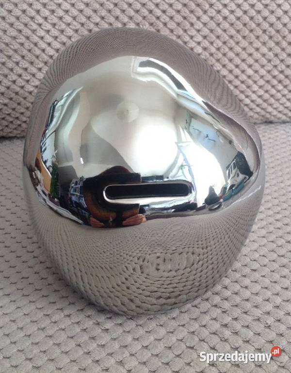 Skull chromowana czaszka skarbonka Dekoracje i ozdoby Tychy