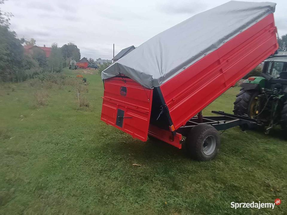 Przyczepa wywrotka jednoosiowa 45t wywrot Cimoszka