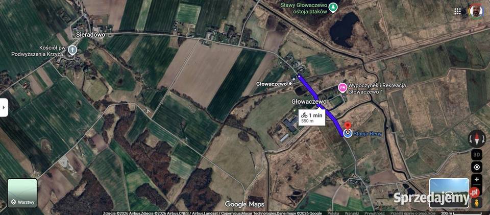 Działka 5 plaży w Dźwirzynie Stacja Głowaczewo Dźwirzyno