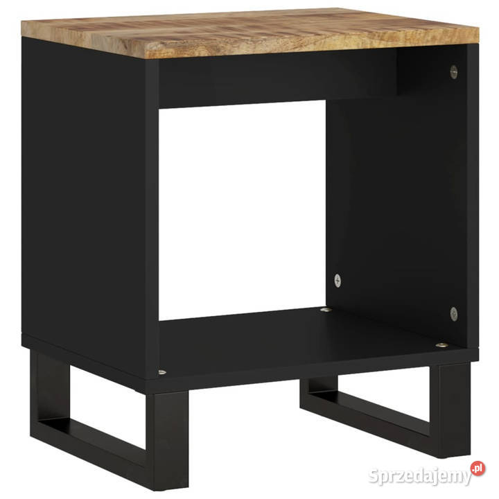 Stolik kawowy 40x31x46 drewno i materiał Warszawa