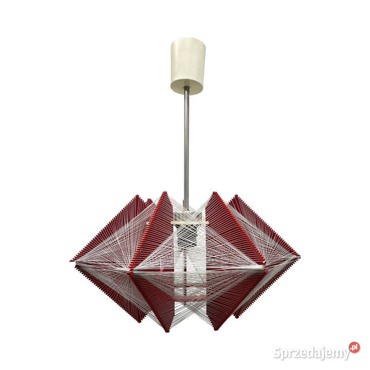 Lampa żyłkowa Rozwój Kłobuck polski design prl mazowieckie Warszawa