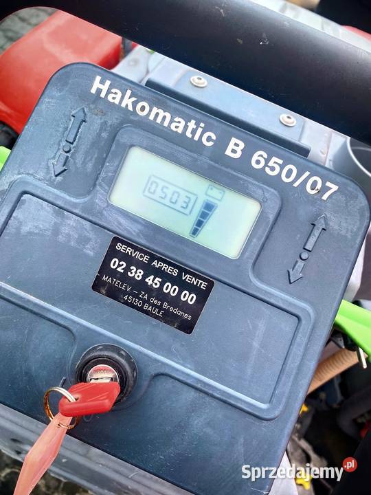 zamiatarko szorowarka HAKOMATIC B6507 produkcji sprzedam
