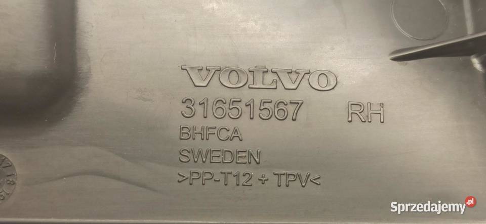 VOLVO XC40 OSŁONA PODSZYBIA PRAWA 31651567