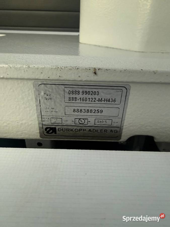 Durkopp Adler 888 1 igłowa maszyna do szycia z Łaskarzew