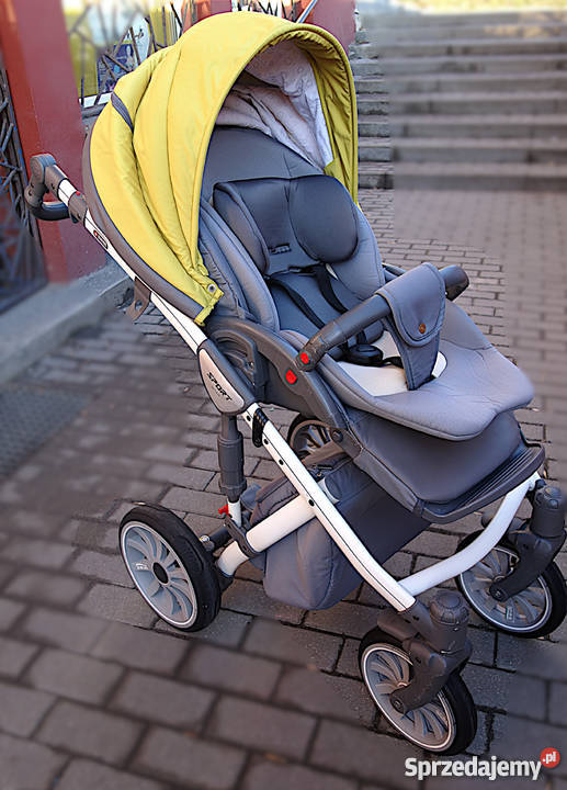 Wózek 2w1 Anex Sport Regulowany podnóżek Łódź