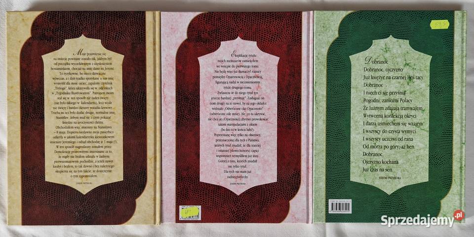 Memuarów część IIIIII komplet Jeremi Przybora Warszawa