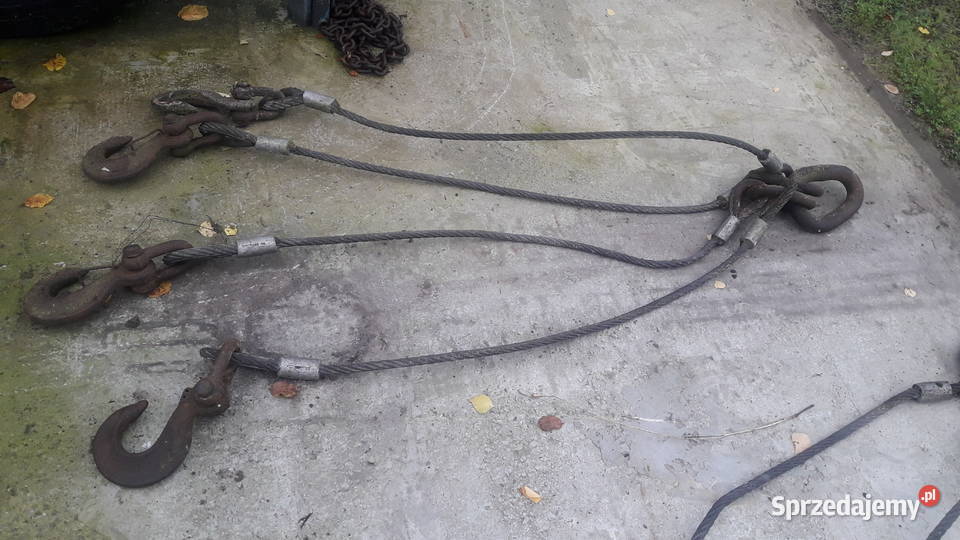 Zawiesia dżwigowe hak lina