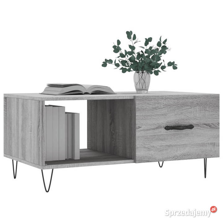 Stolik kawowy szary dąb sonoma 90x50x40 WM829210 Warszawa